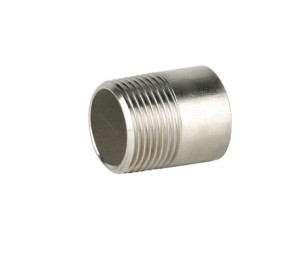 Niple tubular inox 316L solda-rosca M BSP