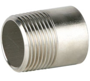 Niple tubular inox 316L solda-rosca M BSP