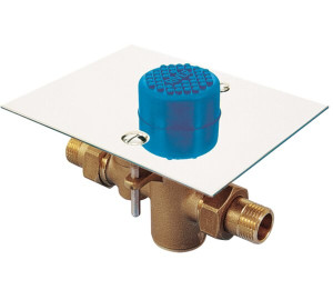 PULSADOR DE PE REGULAVEL COM FILTRO PLACA INOX 110X140MM 1/2"