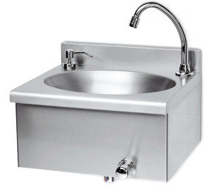 Stainless steel wall munted wash basin