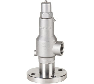 Válvula de segurança com flange para gás ou vapor