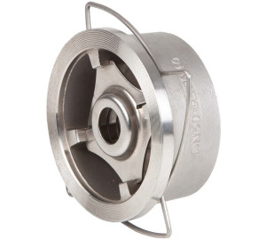 Válvula de retenção a disco tipo wafer total inox