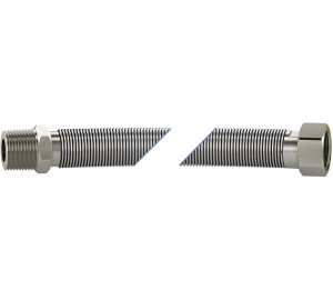 Conjunto flexível extensível em aço inoxidável