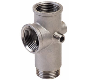 Ligação de acoplamento de 5 vias para bombas de aço inoxidável. Comprimento 99 mm