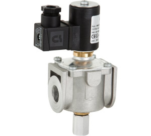 Electrov&aacute;lvula con rearme manual para gas
