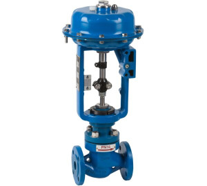 Válvula pneumática 2 vias modulante flange ANSI