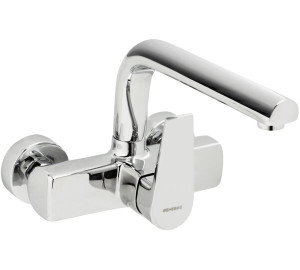 Torneira misturadora de cozinha monocomando de parede KLIP Cromado