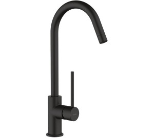 Monocomando cozinha apertura en frio TAU PRETO cartucho 25
