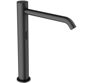 GRIFO DE LAVABO ALTO CON SENSOR NEGRO