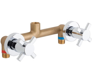 Unidade de duche de encastrar de 8" Cromado Kross