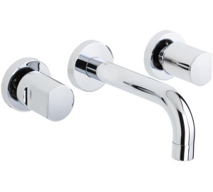 Grupo de lavabo empotrado caño 16 cm