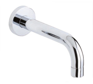 Bica de parede tubo reto 16 cm Cromado