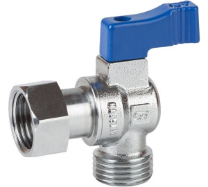 Válvula Esfera Angular, M-F. com Porca Giratória BSP