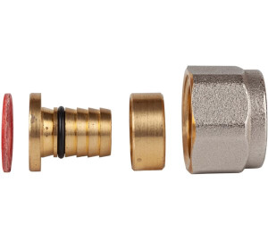 Racor tubo PE + Multicapa rosca G1/2