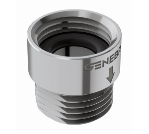 Conector de 1/2" com regulador de caudal 3 litros