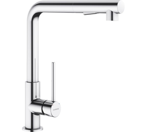 Torneira monocomando de cozinha com bica extraível Cromado