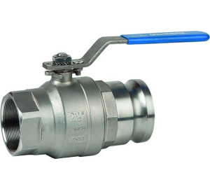 Válvula esfera bi-partida F-M Camlock