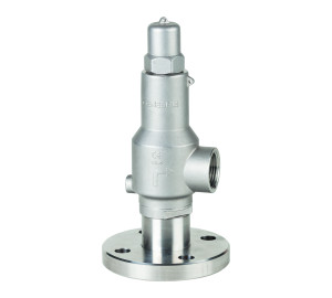 Válvula de segurança com flange para gás ou vapor