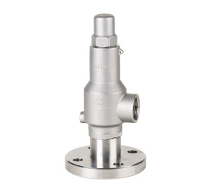 Válvula de segurança com flange para gás ou vapor