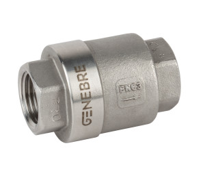 Válvula de retenção a disco total inox PN 63 BSP