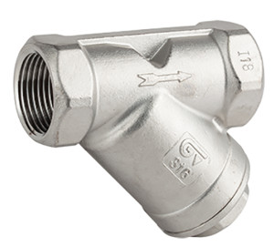 Filtro tipo "Y" inox 316 PN 40 BSP