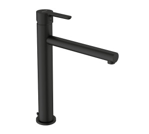 Monocomando lavabo bica alta OSLO BLACK