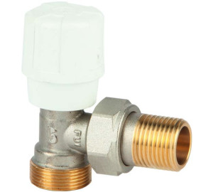 Válvula manual escuadra para tubo de cobre, PEX o multicapa con GE System