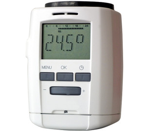 Cabezal termostatico programable para radiadores