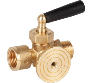 VÁLVULA PORTA MANÓMETRO CON BRIDA