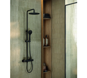 Torneira misturadora monocomando com kit preto